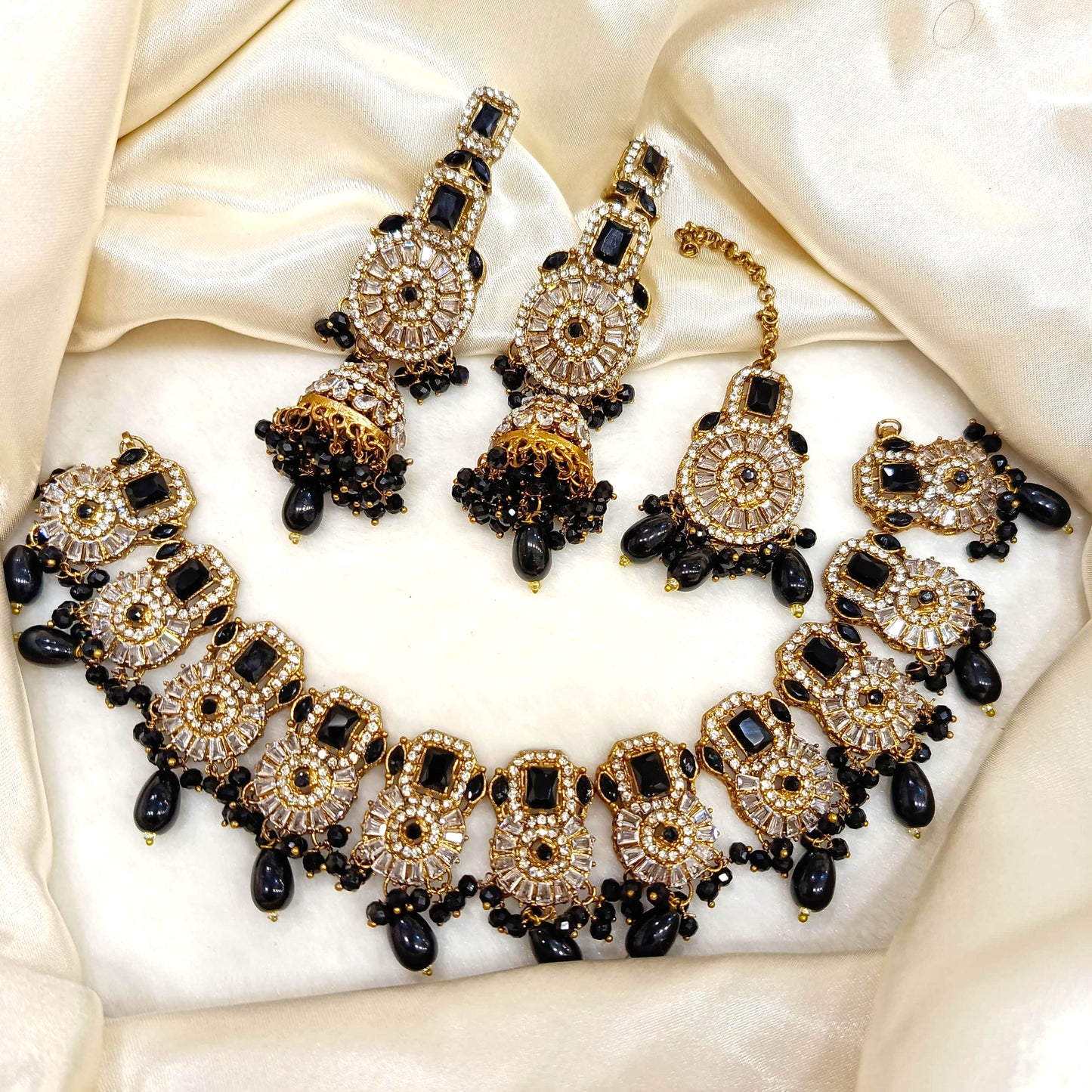 The Princess’s Royal Necklace, With Jhumka Earrings, and Tikka