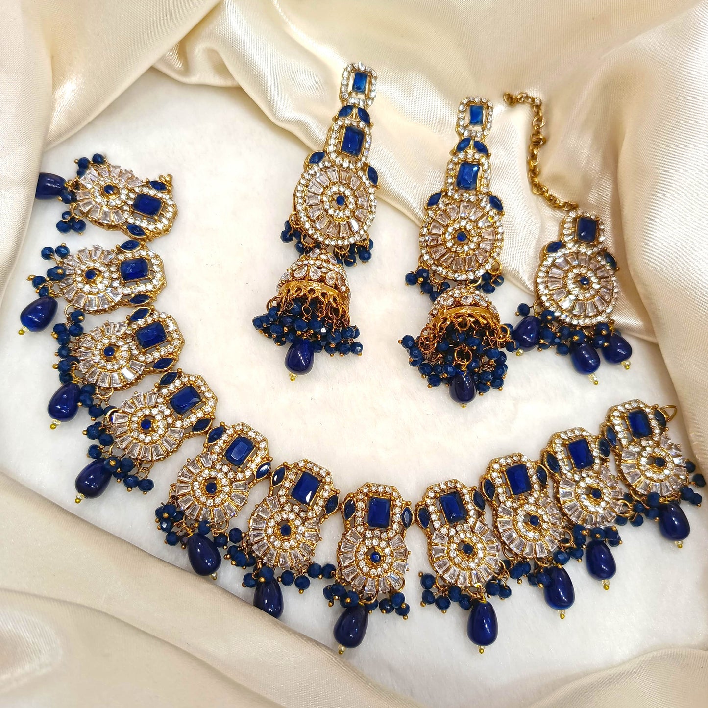 The Princess’s Royal Necklace, With Jhumka Earrings, and Tikka