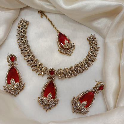 Bazm-e-Zewar Necklace Set, Symbolizing Prosperity and Grace