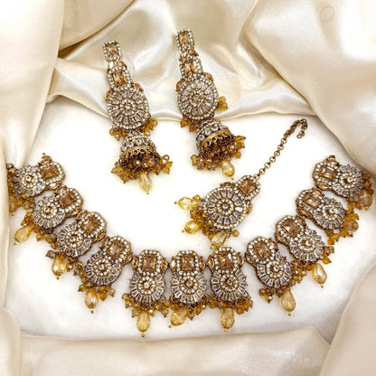The Princess’s Royal Necklace, With Jhumka Earrings, and Tikka