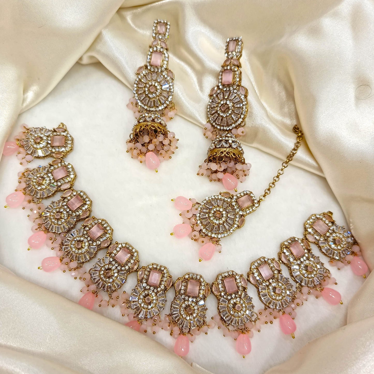 The Princess’s Royal Necklace, With Jhumka Earrings, and Tikka